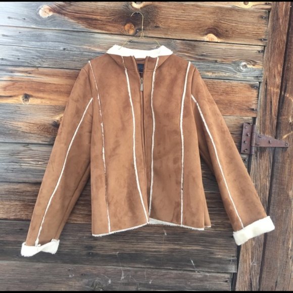 Jackets & Blazers - Suede Jacket 😀 EUC